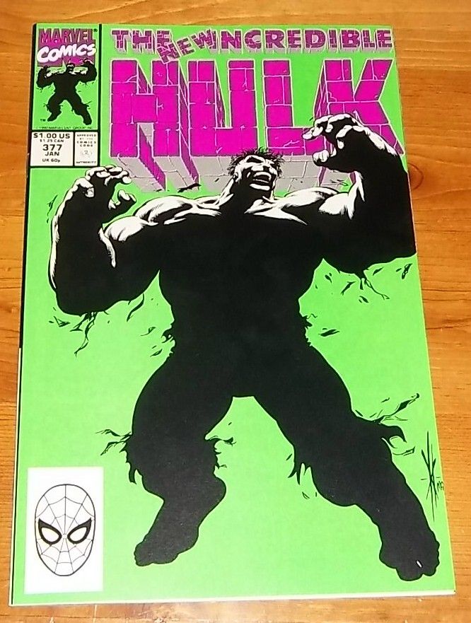 Incredible Hulk 377 1991 Keown Nice Near Mint Comic