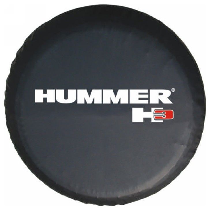 Hummer H3 06 10 Spare Wheel Tire Soft Cover 32 33 w Hummer Logo