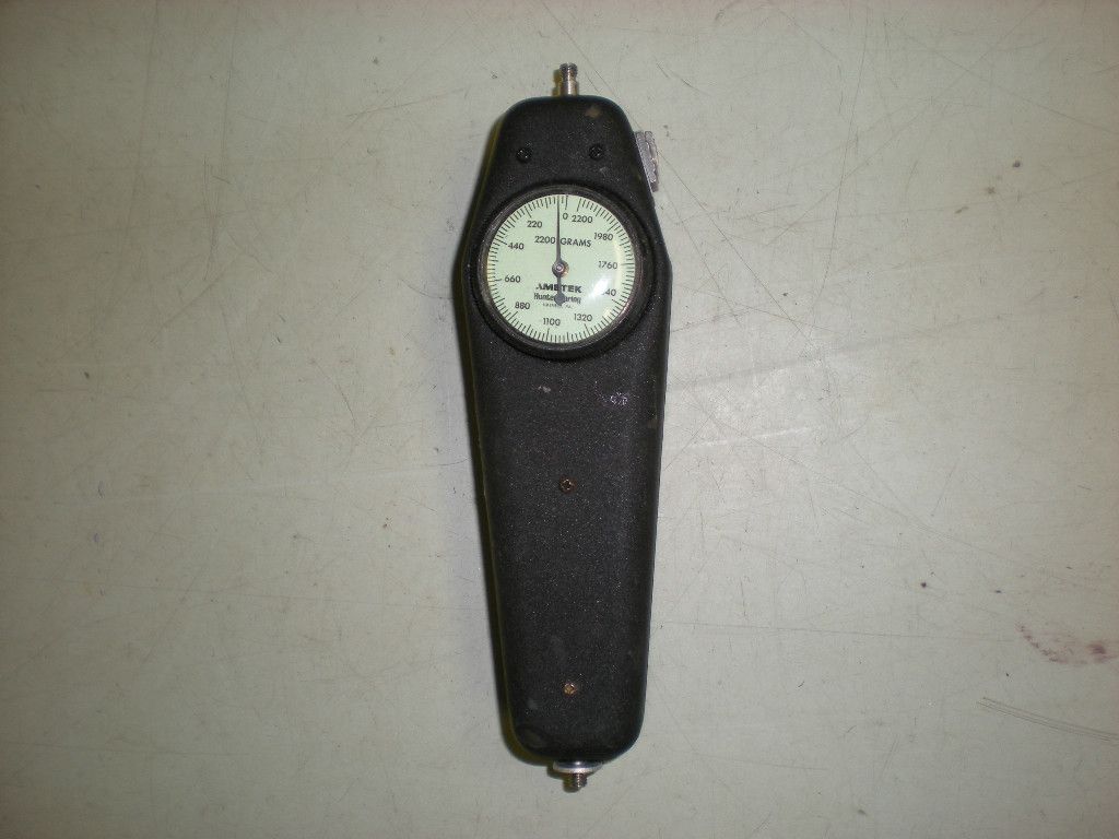 Ametek Hunter Spring 2200 grams Force Gauge