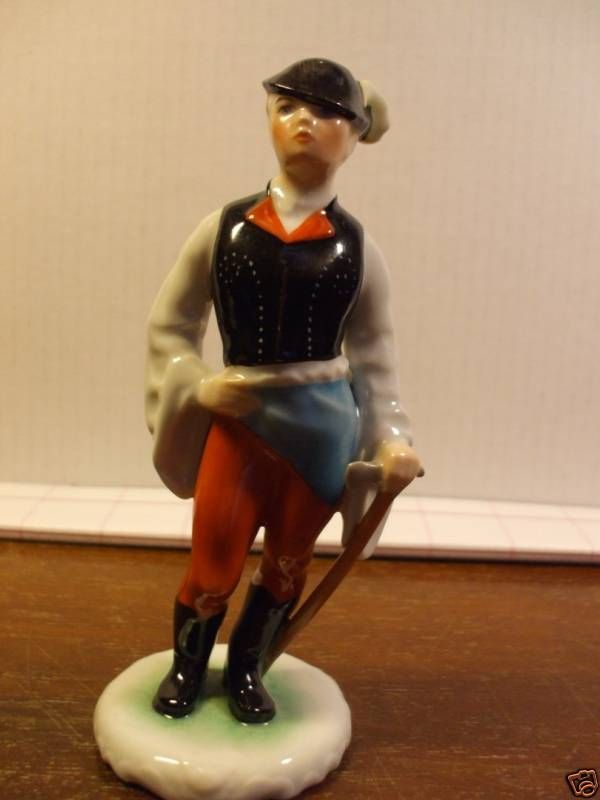 Herend Boy Hungarian Folklore Porcelain Figure 2