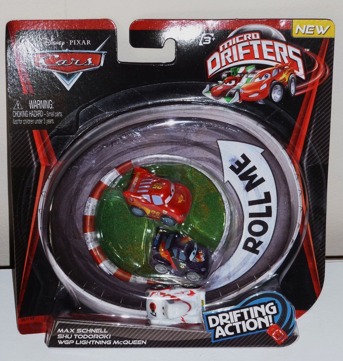 New DISNEY Cars Micro Drifters Max Schnell, Shu Todoroki & Lightning