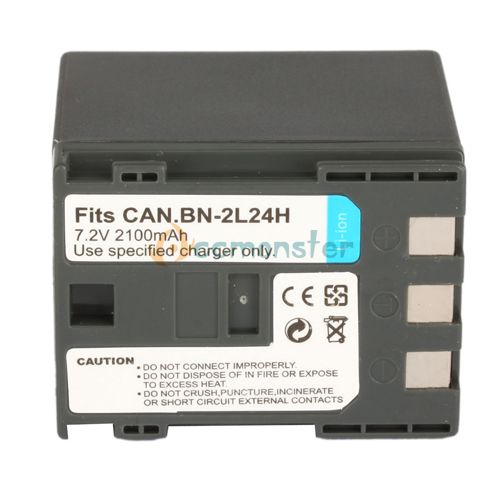  2L24 Battery for Canon VIXIA HG10 HV20 HV30 HV40 Optura 40 400 500 40