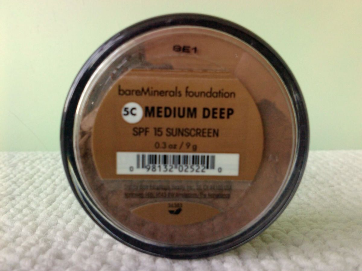 Bare Minerals Escentuals Foundation Medium Deep SPF15 New 9g 0 3