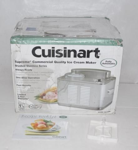 Cuisinart Supreme Ice Cream Maker Ice 50BC