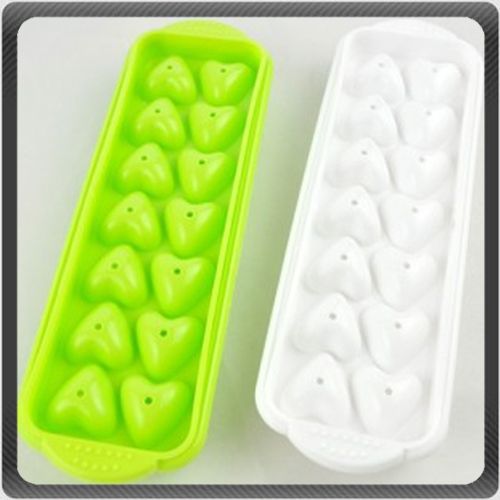 14 Grids Ice Pop Love Shaped Mold Ice Cream Hot Summer