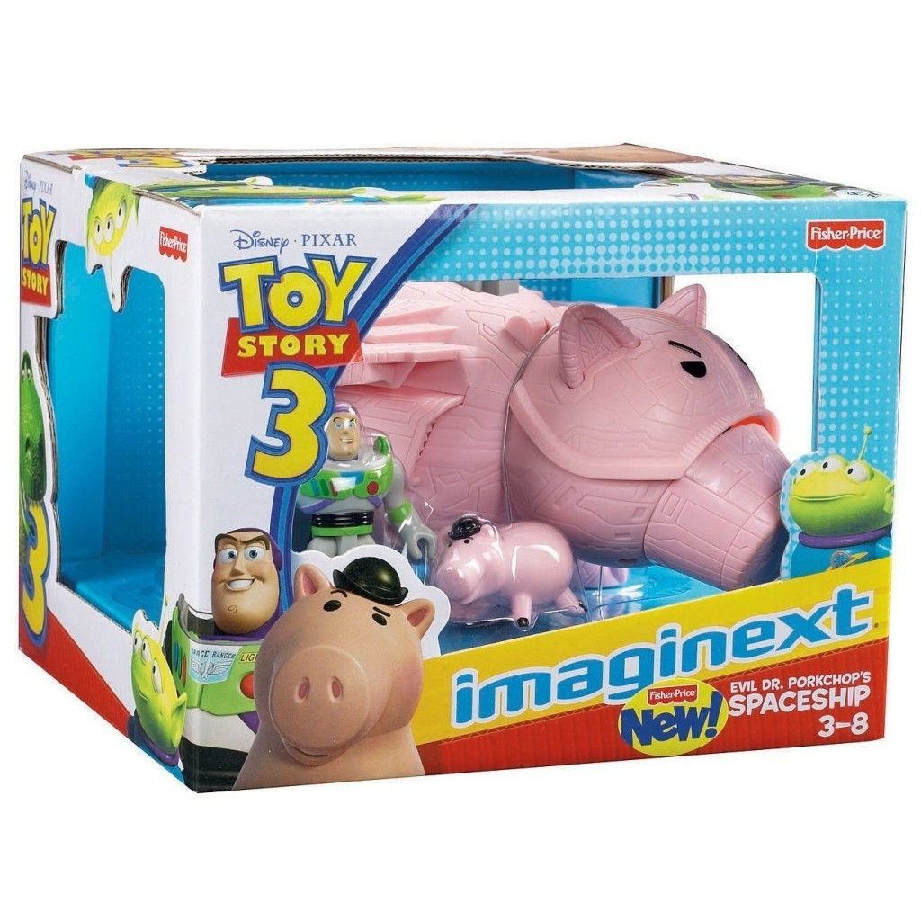 Imaginext Toy Story 3 Evil Dr Porkchops SPACESHIP BUZZ LIGHTYEAR HAMM