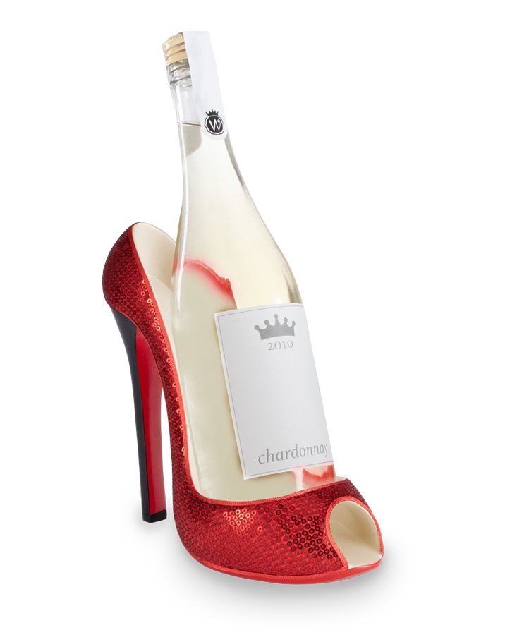 Ruby Slipper Red HighHeel Wine Bottle Holder TW SHOE221
