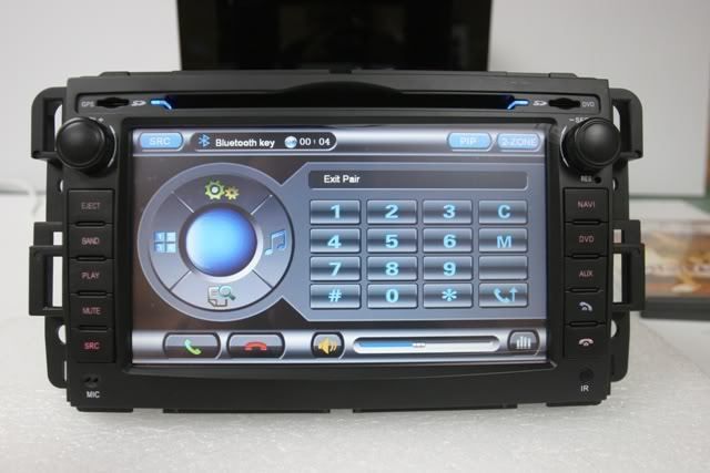 In Dash Double DIN Touch Screen GPS Navigation Radio for 07 10 GMC