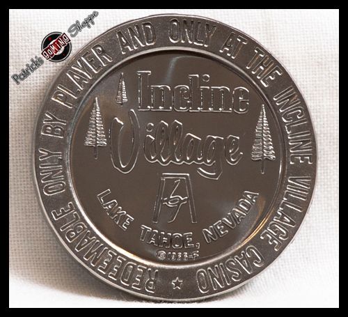 Proof Like Slot Token Incline Village Casino 1966 FM Lake Tahoe