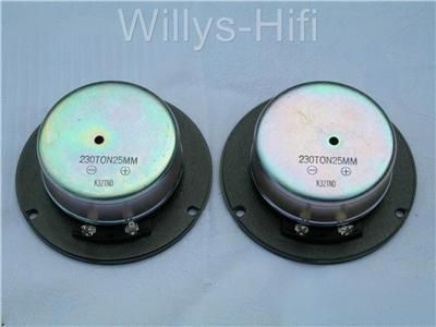  this superb new old stock pair of Tonegen 25mm soft dome tweeters