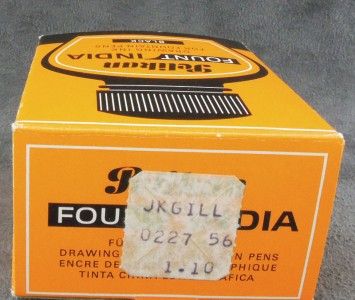  India Ink in Box Germany Drawing Ink for Fountain Pens 1950s