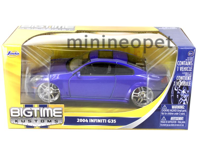 Jada Bigtime 2004 04 Infiniti G35 Coupe 1 24 Blue