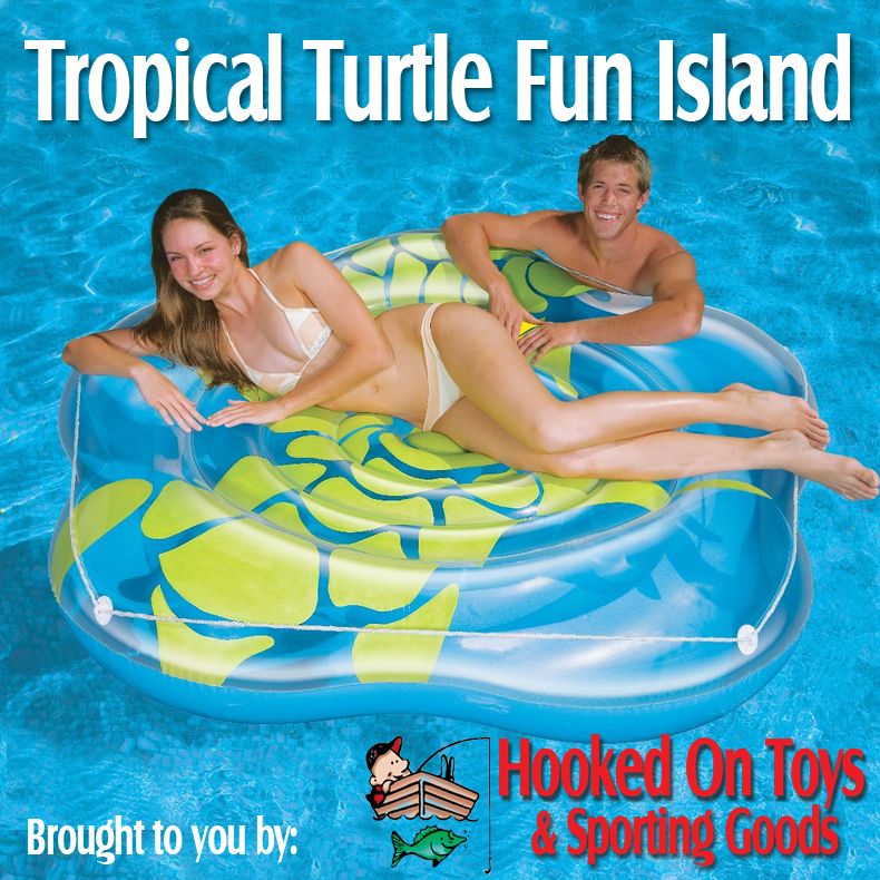 Intex Tropical Turtle Fun Island Inflatable Float Tube