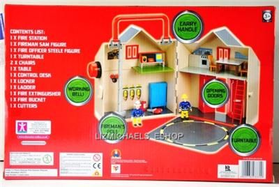 WOW Fireman Sam 13PCE Deluxe Fire Station Playset Fireman Sam Figure