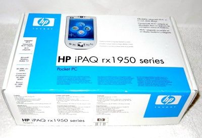 HP iPAQ RX1950 PDS Pocket PC Windows Mobile Wi Fi Charger 2 Cases