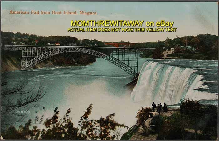 PC DB American Falls Goat Island Niagara NY New York Postcard