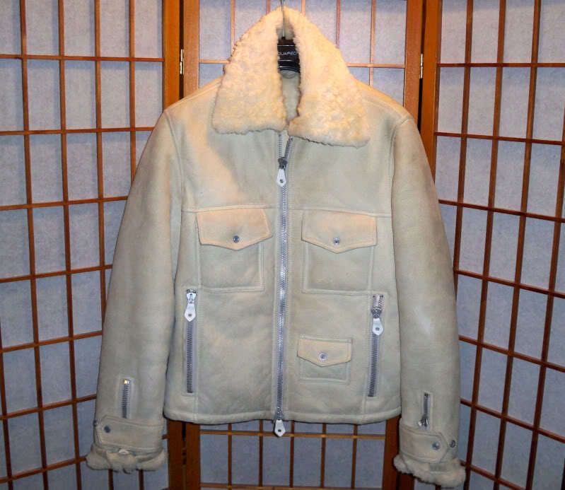 LINDEBERG JOHAN SHEARLING SHEEPSKIN LAMB LEATHER FUR JACKET COAT