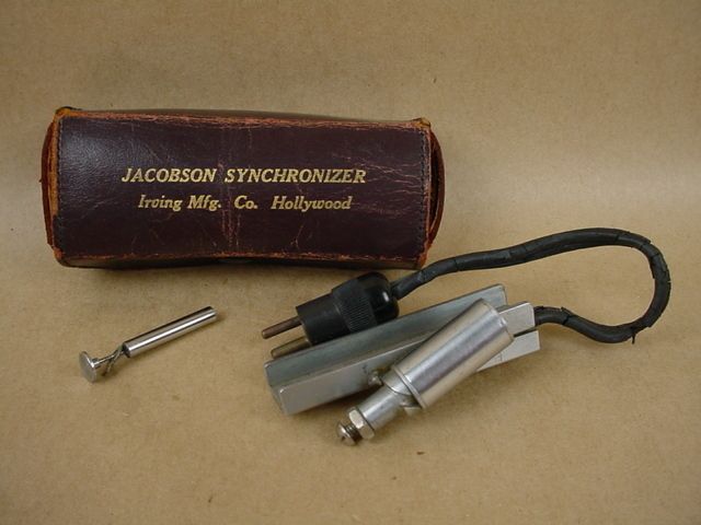 Jacobson Synchronizer w/case Vintage 1940/50s Flash /Lens Shutter