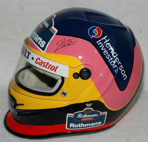 Jacques Villeneuve Signed 1997 WC Replica F1 Helmet