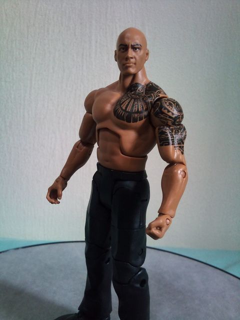 THE ROCK (DWAYNE JOHNSON) ROAD TO WRESTLEMANIA 27 ELITE EXCLUSIVE WWE