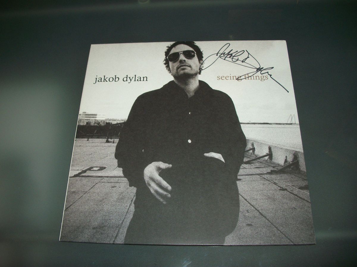 Jakob Dylan RARE Signed Limited Vinyl LP Record Seeing Things The