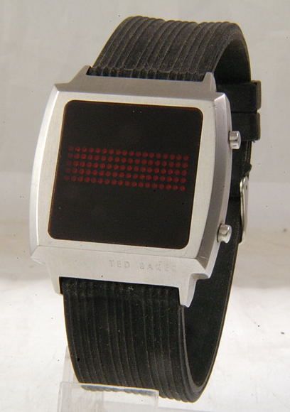 Ted Baker LED TB182 All Steel Gents Watch P51