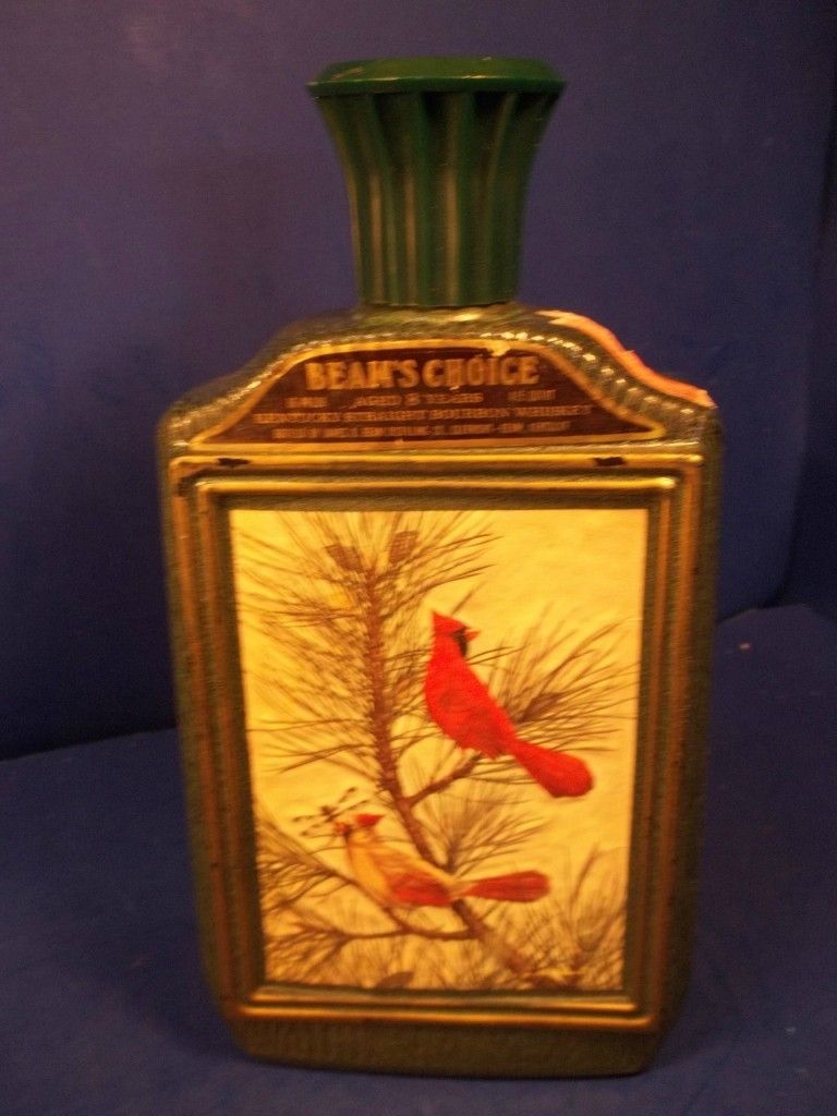 Jim Beam Cardinal Decanter James Lockhart Artwork