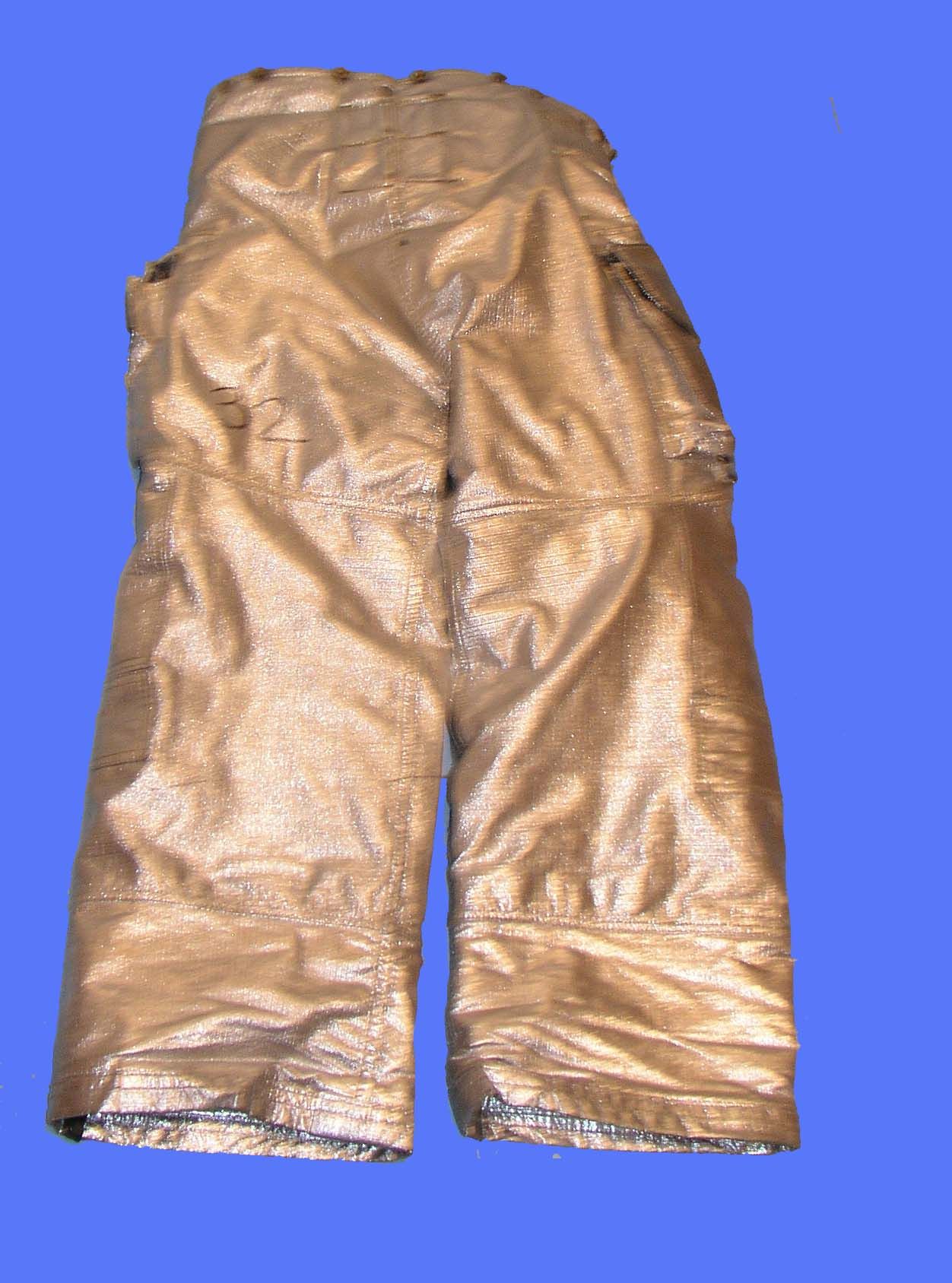 Janesville Silver Aluminized Bunker Turnout Gear Firemans Pants Size