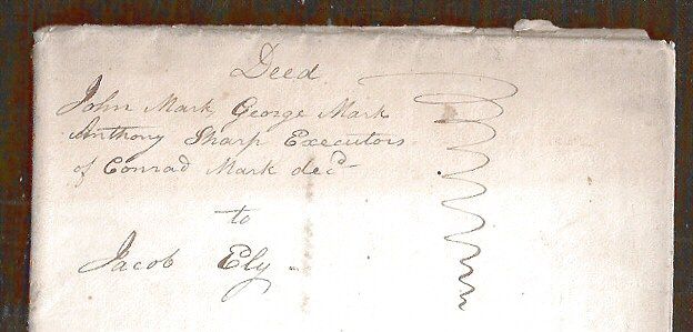 1826 Deed Lebanon PA Ely Clockmaker Goodhart Etc