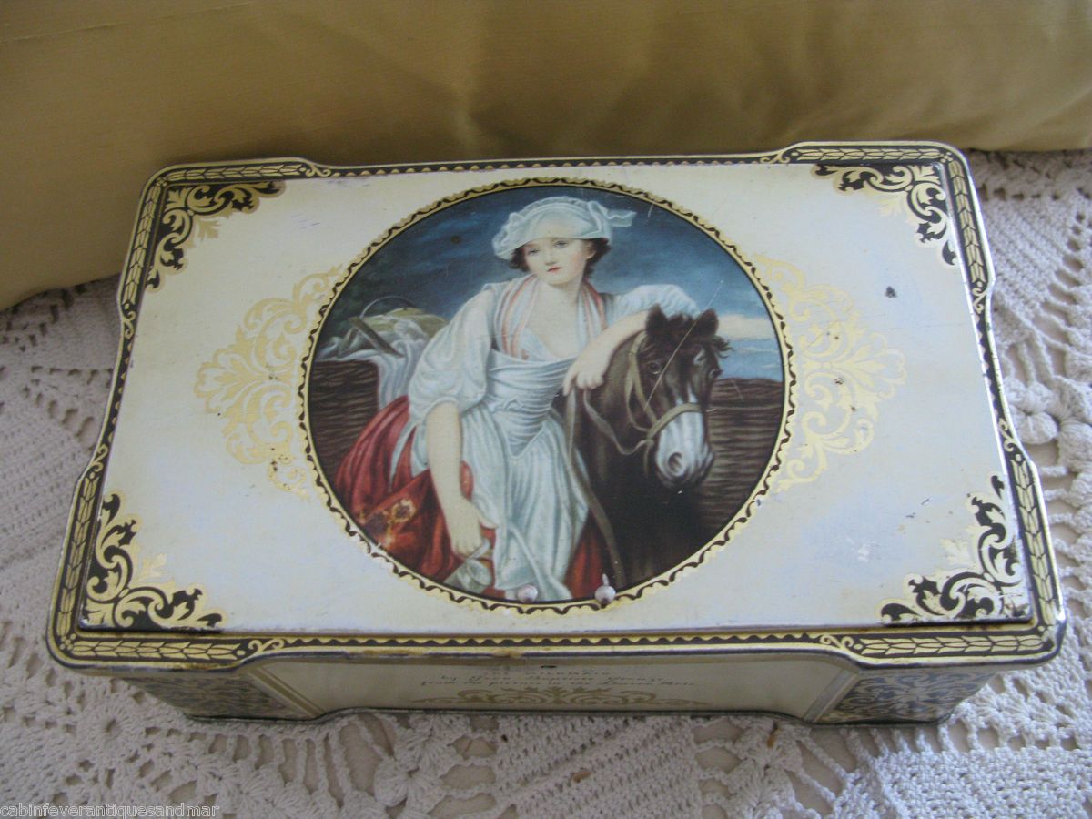 Vintage The Milkmaid Jean Baptiste Greuze Louvre Paris Thornes Toffee