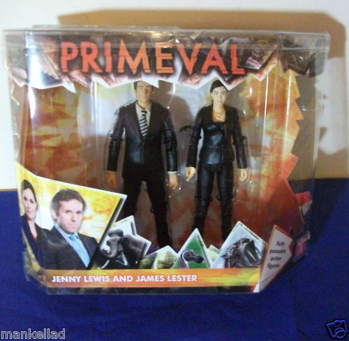   MONSTERS PRIMEVAL ACTION FIGURES JENNY LEWIS JAMES LESTER S2 RARE UK