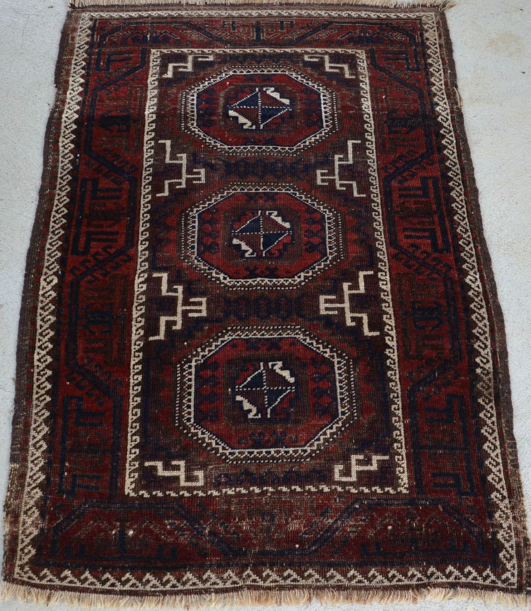 Antique 19th Century Afghan Baluch Jehan Begi Sub Tribe Khorassan Area