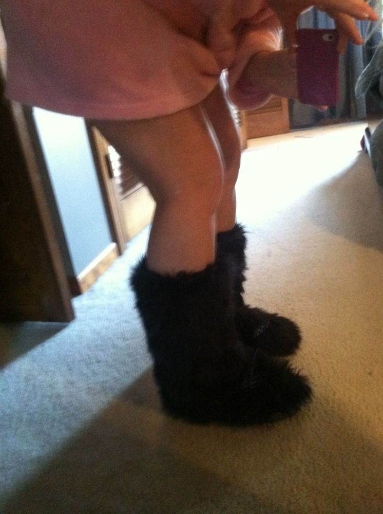 Jersey Shore Snooki Fur Boots