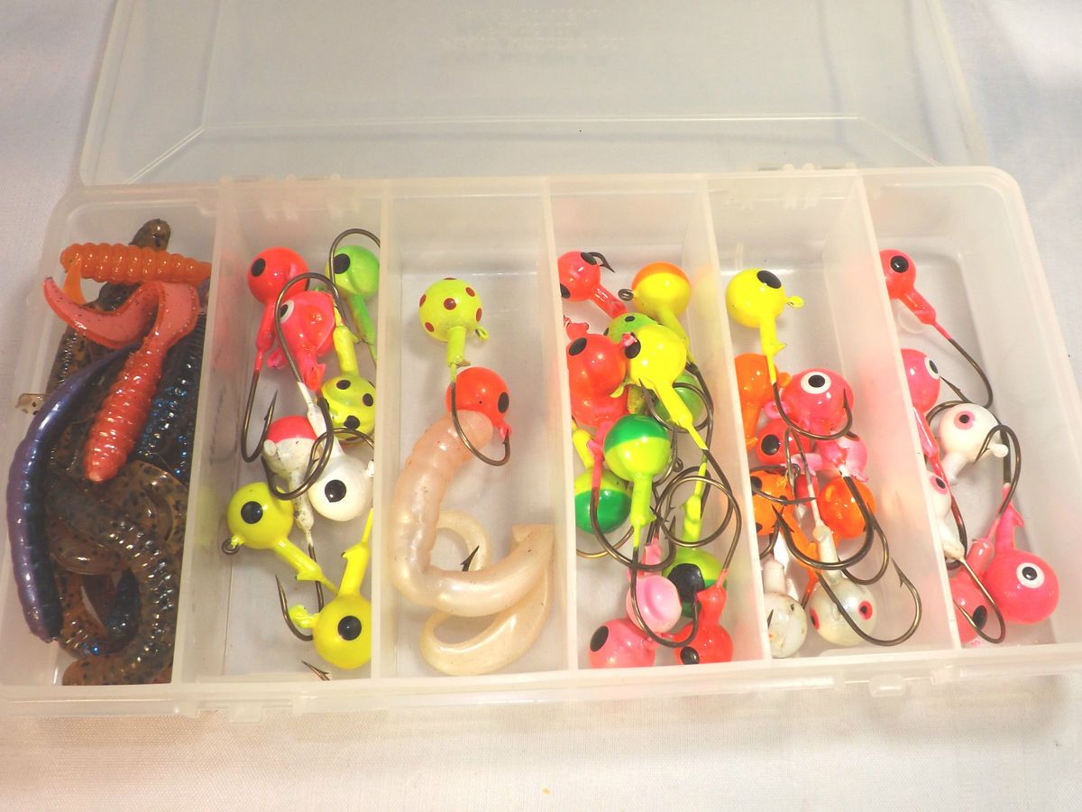 Plano Tackle Box of Lead Jig Heads on PopScreen