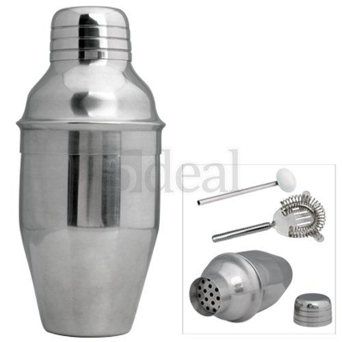 Stainless Steel Cocktail Shaker Jigger Mixer Bar Drink