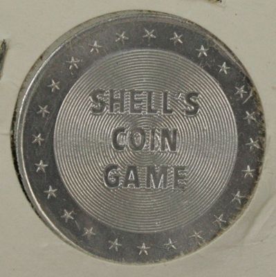  Oil States of The Union Coin Game Rhode Island Aluminum Token