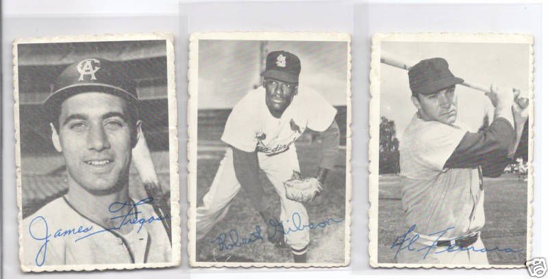 Topps 1969 Deckle Bob Gibson Jim Fregosi Al Ferrara