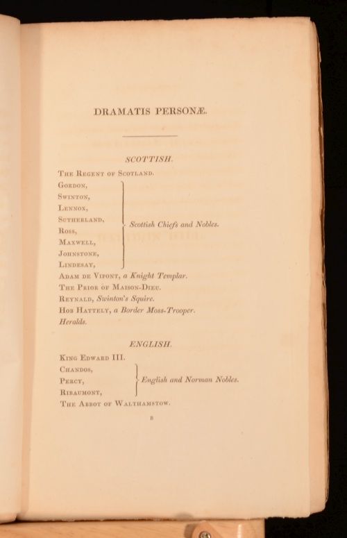 Halidon Hill; A Dramatic Sketch From Scottish History by Sir Walter