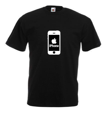 iPhone T Shirt Apple Steve Jobs All Sizes 6 Colors