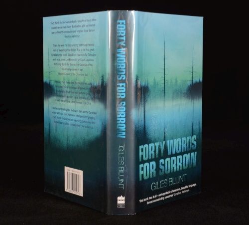 2001 Forty Words for Sorrow by Giles Blunt First English Edition