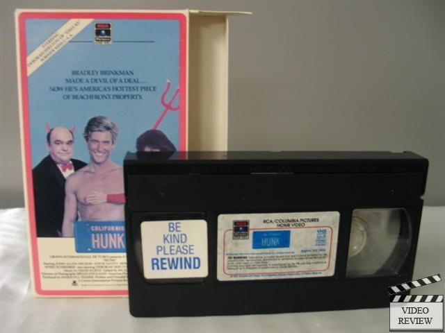 Hunk VHS John Allen Nelson Steve Levitt Rebeccah Bush 043396608139