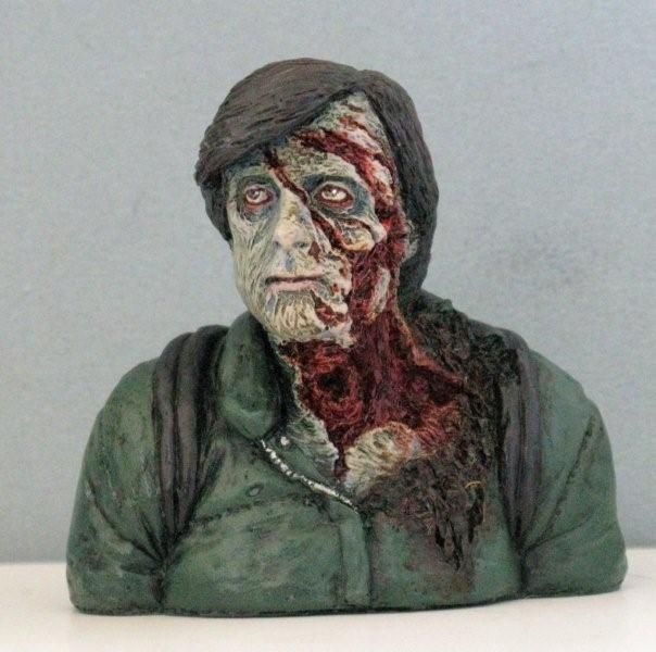 American Werewolf in London Rotting Jack Zombie RARE Painted Resin Bust  