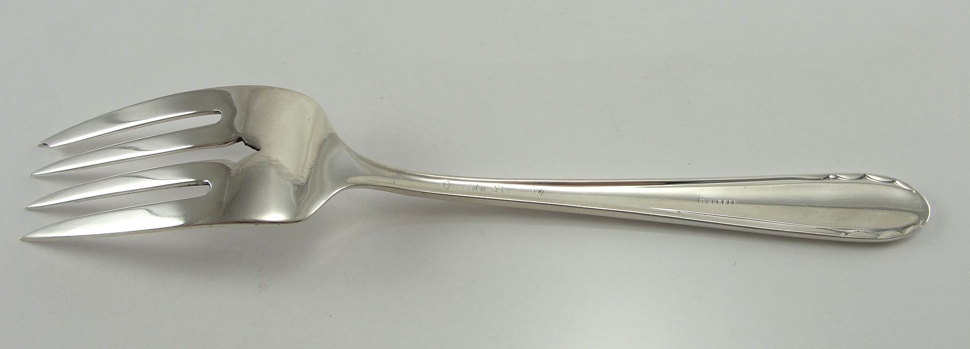 Oneida Heiress Sterling Silver Salad Fork 6 1 4"  