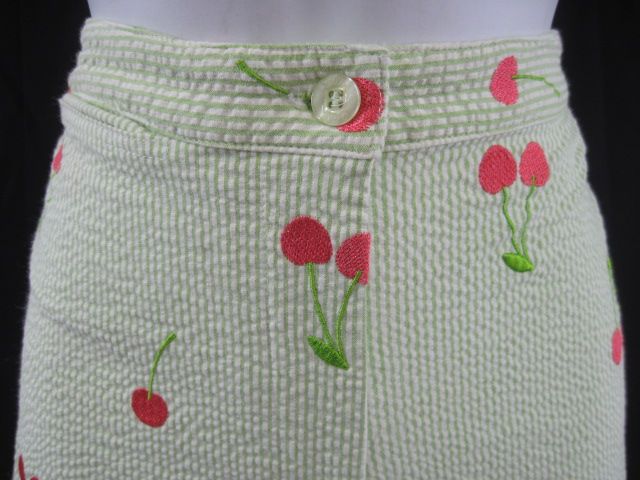 Lilly Pulitzer Capri Shirley Temple Cherries 6 Womens  