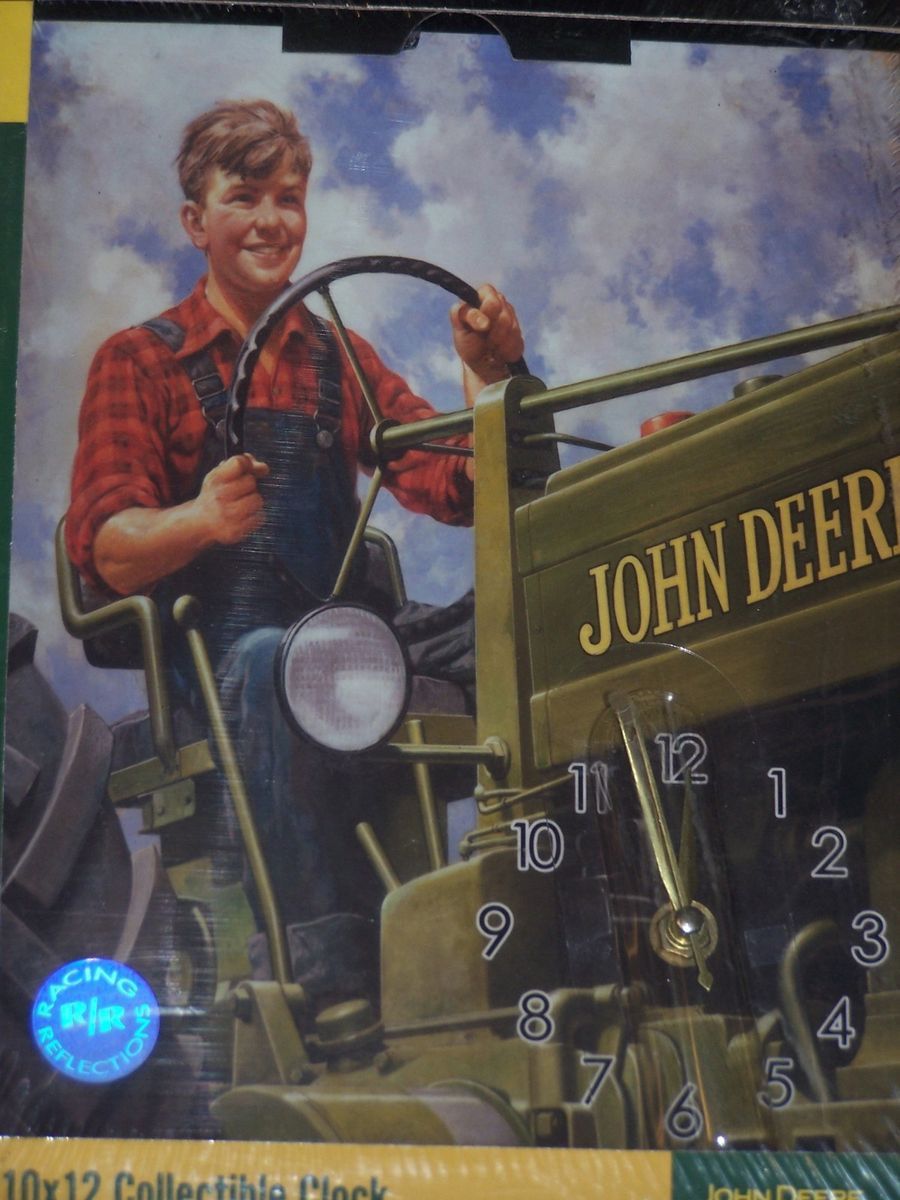 JOHN DEERE COLLECTABLE WALL CLOCK  