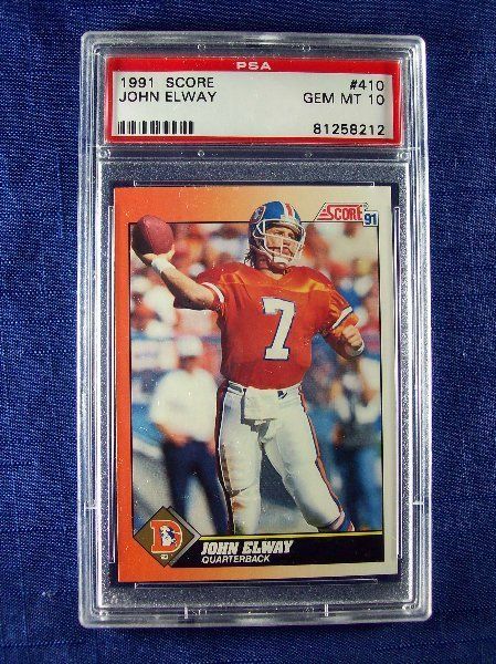 1991 Score 410 John Elway PSA 10  