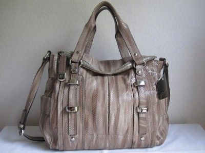 $278 B Makowsky Stone Jordana Satchel Handbag Purse  