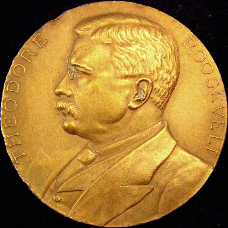 March 4 1905 Theodore Roosevelt Inaugurated President of The United States Medal  