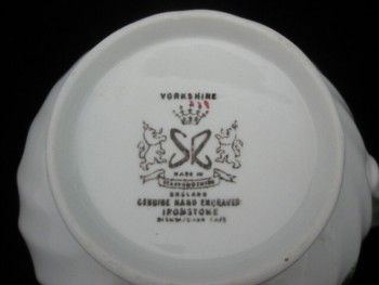 Staffordshire Yorkshire Pattern 4405 Ironstone Creamer  