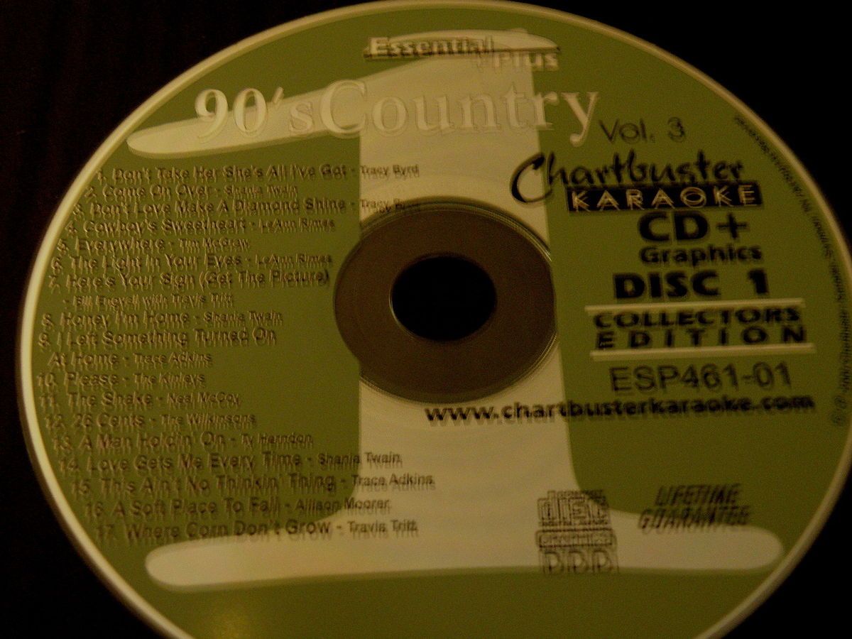 Chartbuster Karaoke ESP461 01 Only 1 Disk not The Set